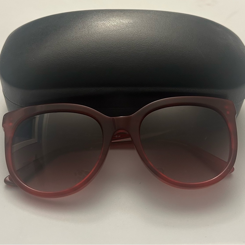 Etro Red Sunglasses with Case